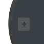 vidaXL Espejo de pared negro 60 cm vidaXL Espejo de pared negro 60 cm