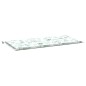 vidaXL Cojín banco de jardín tela Oxford estampado hojas 120x50x3 cm vidaXL Cojín banco de jardín tela Oxford estampado hojas 120x50x3 cm
