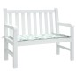 vidaXL Cojín banco de jardín tela Oxford estampado hojas 120x50x3 cm vidaXL Cojín banco de jardín tela Oxford estampado hojas 120x50x3 cm