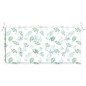 vidaXL Cojín banco de jardín tela Oxford estampado hojas 120x50x3 cm vidaXL Cojín banco de jardín tela Oxford estampado hojas 120x50x3 cm