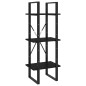 vidaXL Estantería librería 5 niveles madera de pino negro 40x30x175 cm vidaXL Estantería librería 5 niveles madera de pino negro 40x30x175 cm