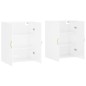 vidaXL Armario de pared 2 unidades blanco brillante 69,5x34x90 cm vidaXL Armario de pared 2 unidades blanco brillante 69,5x34x90 cm