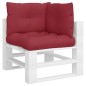 vidaXL Cojines para palets 3 unidades tela rojo tinto vidaXL Cojines para palets 3 unidades tela rojo tinto