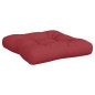vidaXL Cojines para palets 3 unidades tela rojo tinto vidaXL Cojines para palets 3 unidades tela rojo tinto