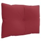 vidaXL Cojines para palets 3 unidades tela rojo tinto vidaXL Cojines para palets 3 unidades tela rojo tinto