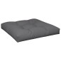 vidaXL Cojines para palets 2 unidades tela gris antracita vidaXL Cojines para palets 2 unidades tela gris antracita
