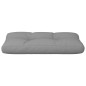 vidaXL Cojín para sofá de palets tela gris 70x40x12 cm