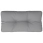 vidaXL Cojín para sofá de palets tela gris 70x40x12 cm