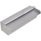 vidaXL Fuente cascada rectangular LED piscina acero inoxidable 30 cm vidaXL Fuente cascada rectangular LED piscina acero inoxidable 30 cm