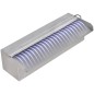 vidaXL Fuente cascada rectangular LED piscina acero inoxidable 30 cm vidaXL Fuente cascada rectangular LED piscina acero inoxidable 30 cm