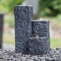 HEISSNER Fuente de terraza con LED Neptun 15/25/40 cm negro HEISSNER Fuente de terraza con LED Neptun 15/25/40 cm negro
