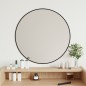 vidaXL Espejo de pared redondo negro Ø 60 cm vidaXL Espejo de pared redondo negro Ø 60 cm