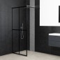 vidaXL Mampara de ducha vidrio templado transparente 90x195 cm vidaXL Mampara de ducha vidrio templado transparente 90x195 cm