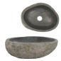 vidaXL Lavabo de piedra de río ovalada 29-38 cm vidaXL Lavabo de piedra de río ovalada 29-38 cm