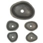 vidaXL Lavabo de piedra de río ovalada 29-38 cm vidaXL Lavabo de piedra de río ovalada 29-38 cm