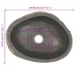 vidaXL Lavabo de piedra de río ovalada 29-38 cm vidaXL Lavabo de piedra de río ovalada 29-38 cm