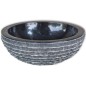 vidaXL Lavabo mármol 40 cm negro vidaXL Lavabo mármol 40 cm negro