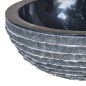 vidaXL Lavabo mármol 40 cm negro vidaXL Lavabo mármol 40 cm negro