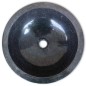vidaXL Lavabo mármol 40 cm negro vidaXL Lavabo mármol 40 cm negro