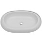 vidaXL Lavabo de baño ovalado con grifo mezclador cerámica blanco vidaXL Lavabo de baño ovalado con grifo mezclador cerámica blanco
