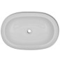 vidaXL Lavabo de baño ovalado con grifo mezclador cerámica blanco vidaXL Lavabo de baño ovalado con grifo mezclador cerámica blanco