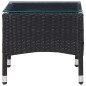 vidaXL Mesa de centro de ratán sintético negro 60x40x36 cm vidaXL Mesa de centro de ratán sintético negro 60x40x36 cm