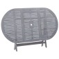 vidaXL Mesa de jardín plegable madera maciza de acacia 160x85x75 cm vidaXL Mesa de jardín plegable madera maciza de acacia 160x85x75 cm
