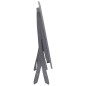vidaXL Mesa de jardín plegable madera maciza de acacia 160x85x75 cm vidaXL Mesa de jardín plegable madera maciza de acacia 160x85x75 cm