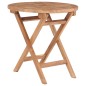 vidaXL Mesa de jardín plegable madera maciza de teca 45 cm vidaXL Mesa de jardín plegable madera maciza de teca 45 cm