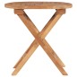 vidaXL Mesa de jardín plegable madera maciza de teca 45 cm vidaXL Mesa de jardín plegable madera maciza de teca 45 cm