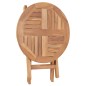 vidaXL Mesa de jardín plegable madera maciza de teca 45 cm vidaXL Mesa de jardín plegable madera maciza de teca 45 cm