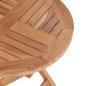 vidaXL Mesa de jardín plegable madera maciza de teca 45 cm vidaXL Mesa de jardín plegable madera maciza de teca 45 cm