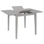 vidaXL Mesa de comedor extensible gris (80-120)x80x74 cm MDF vidaXL Mesa de comedor extensible gris (80-120)x80x74 cm MDF