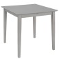 vidaXL Mesa de comedor extensible gris (80-120)x80x74 cm MDF vidaXL Mesa de comedor extensible gris (80-120)x80x74 cm MDF