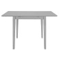 vidaXL Mesa de comedor extensible gris (80-120)x80x74 cm MDF vidaXL Mesa de comedor extensible gris (80-120)x80x74 cm MDF