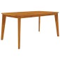 vidaXL Mesa de jardín madera maciza de acacia 160x90x75 cm