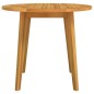 vidaXL Mesa de jardín madera maciza de acacia Ø85x75 cm