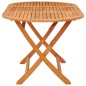 vidaXL Mesa jardín plegable 160x85x75 cm madera maciza de eucalipto vidaXL Mesa jardín plegable 160x85x75 cm madera maciza de eucalipto