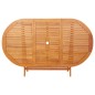 vidaXL Mesa jardín plegable 160x85x75 cm madera maciza de eucalipto vidaXL Mesa jardín plegable 160x85x75 cm madera maciza de eucalipto