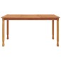 vidaXL Mesa de comedor de jardín madera maciza de teca 150x90x75 cm vidaXL Mesa de comedor de jardín madera maciza de teca 150x90x75 cm