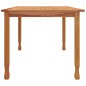vidaXL Mesa de comedor de jardín madera maciza de teca 150x90x75 cm vidaXL Mesa de comedor de jardín madera maciza de teca 150x90x75 cm