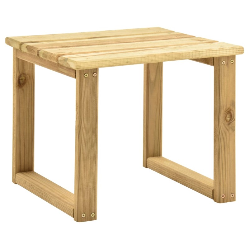 vidaXL Mesa de tumbona madera de pino impregnada 30x30x26 cm vidaXL Mesa de tumbona madera de pino impregnada 30x30x26 cm
