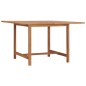 vidaXL Mesa de comedor de jardín madera maciza de teca 110x110x75 cm vidaXL Mesa de comedor de jardín madera maciza de teca 110x110x75 cm