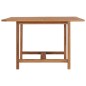 vidaXL Mesa de comedor de jardín madera maciza de teca 110x110x75 cm vidaXL Mesa de comedor de jardín madera maciza de teca 110x110x75 cm