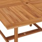 vidaXL Mesa de comedor de jardín madera maciza de teca 110x110x75 cm vidaXL Mesa de comedor de jardín madera maciza de teca 110x110x75 cm