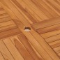 vidaXL Mesa de comedor de jardín madera maciza de teca 110x110x75 cm vidaXL Mesa de comedor de jardín madera maciza de teca 110x110x75 cm