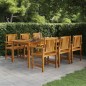 vidaXL Mesa de jardín de madera maciza de acacia 200x100x74 cm vidaXL Mesa de jardín de madera maciza de acacia 200x100x74 cm
