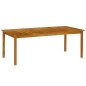 vidaXL Mesa de jardín de madera maciza de acacia 200x100x74 cm vidaXL Mesa de jardín de madera maciza de acacia 200x100x74 cm