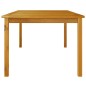 vidaXL Mesa de jardín de madera maciza de acacia 200x100x74 cm vidaXL Mesa de jardín de madera maciza de acacia 200x100x74 cm