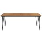 vidaXL Mesa de jardín con patas en U madera maciza acacia 200x90x75 cm vidaXL Mesa de jardín con patas en U madera maciza acacia 200x90x75 cm